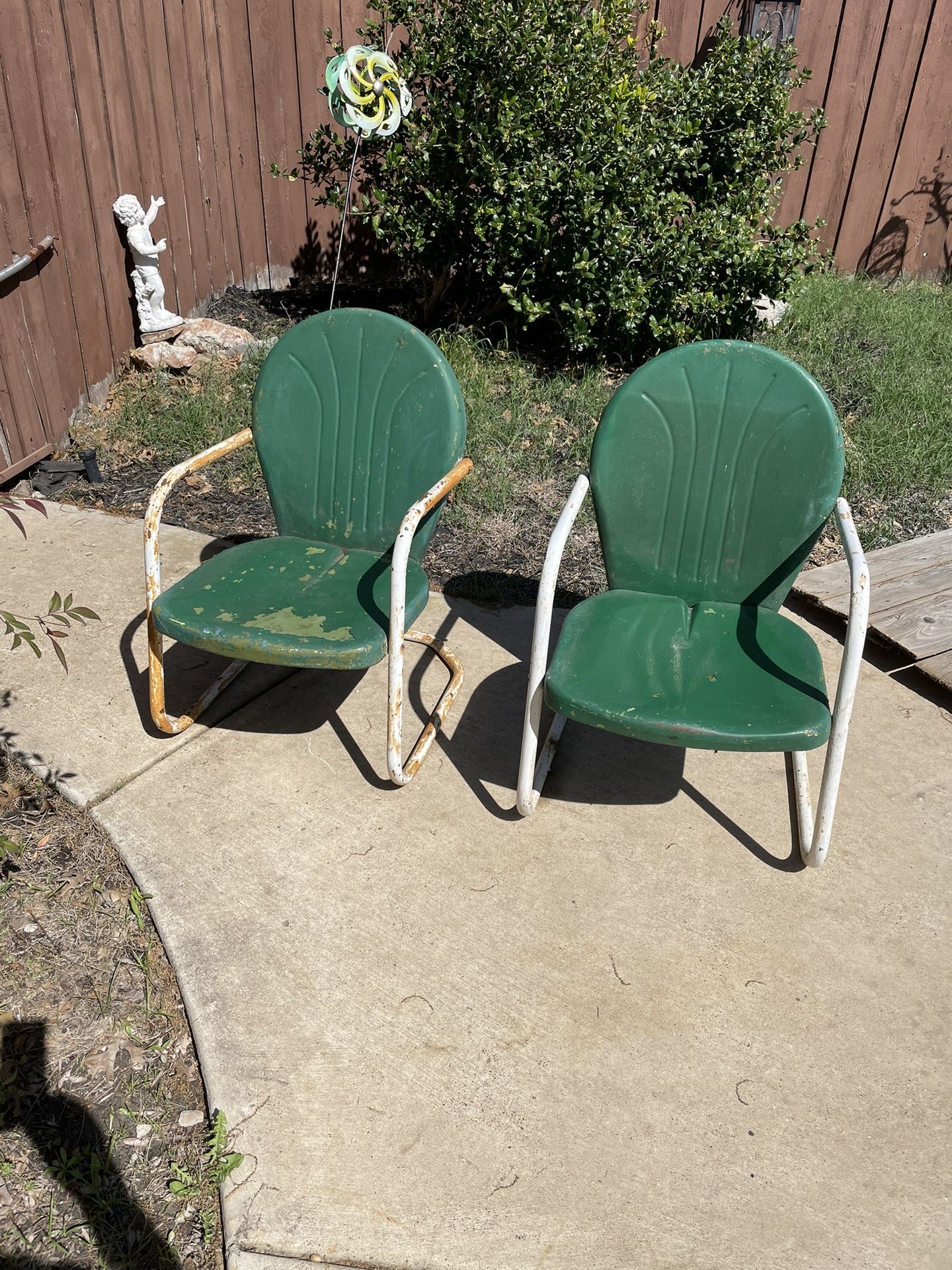 Vintage Shellback Patio Chairs
