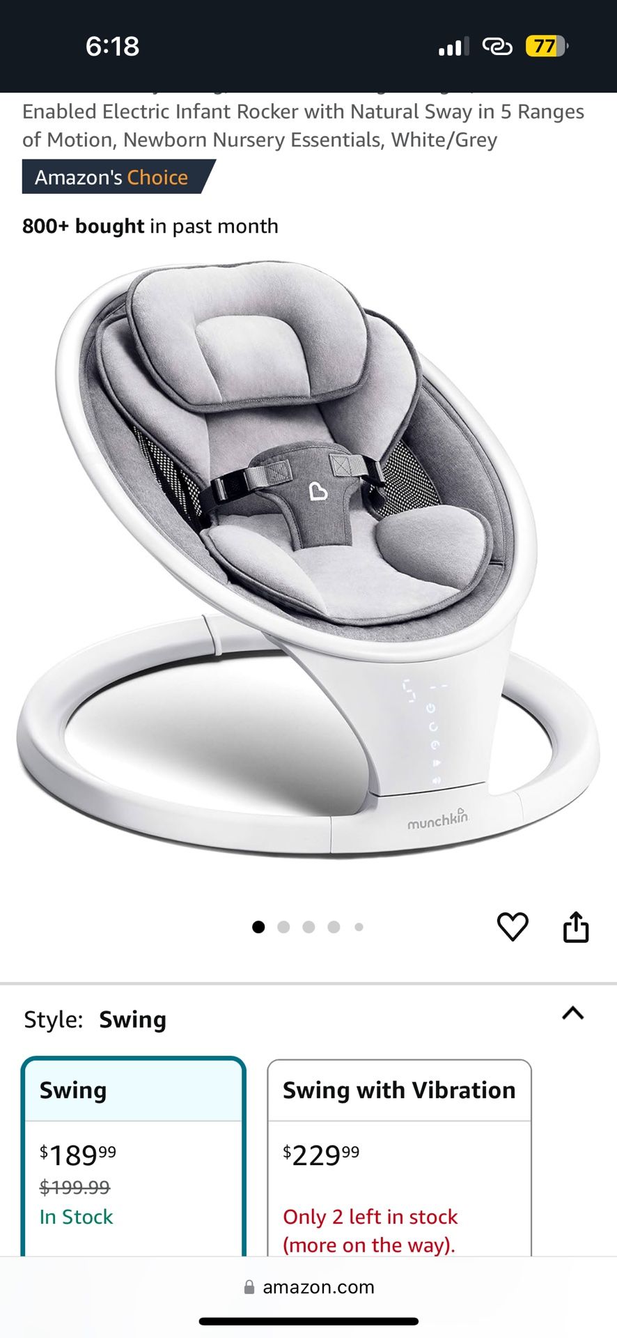 Munchkin Swing 80 OBO
