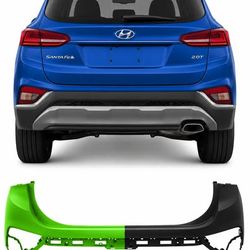 2019-2020 Hyundai Santa Fe - Painted Rear Bumper