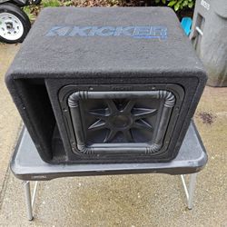 Kicker 12" L7 Subwoofer In Ported Box