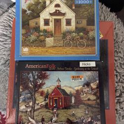 8 Vintage Puzzles 