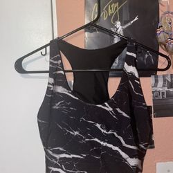 Terez Marble Racerback Sports Bra 