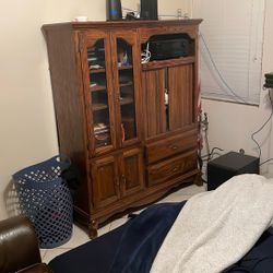 Oak Entertainment Center 