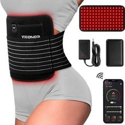 Red Light Therapy Belt for Body Comfort - Wireless APP-Controlled Wearable Dual Power Modes, Ideal G