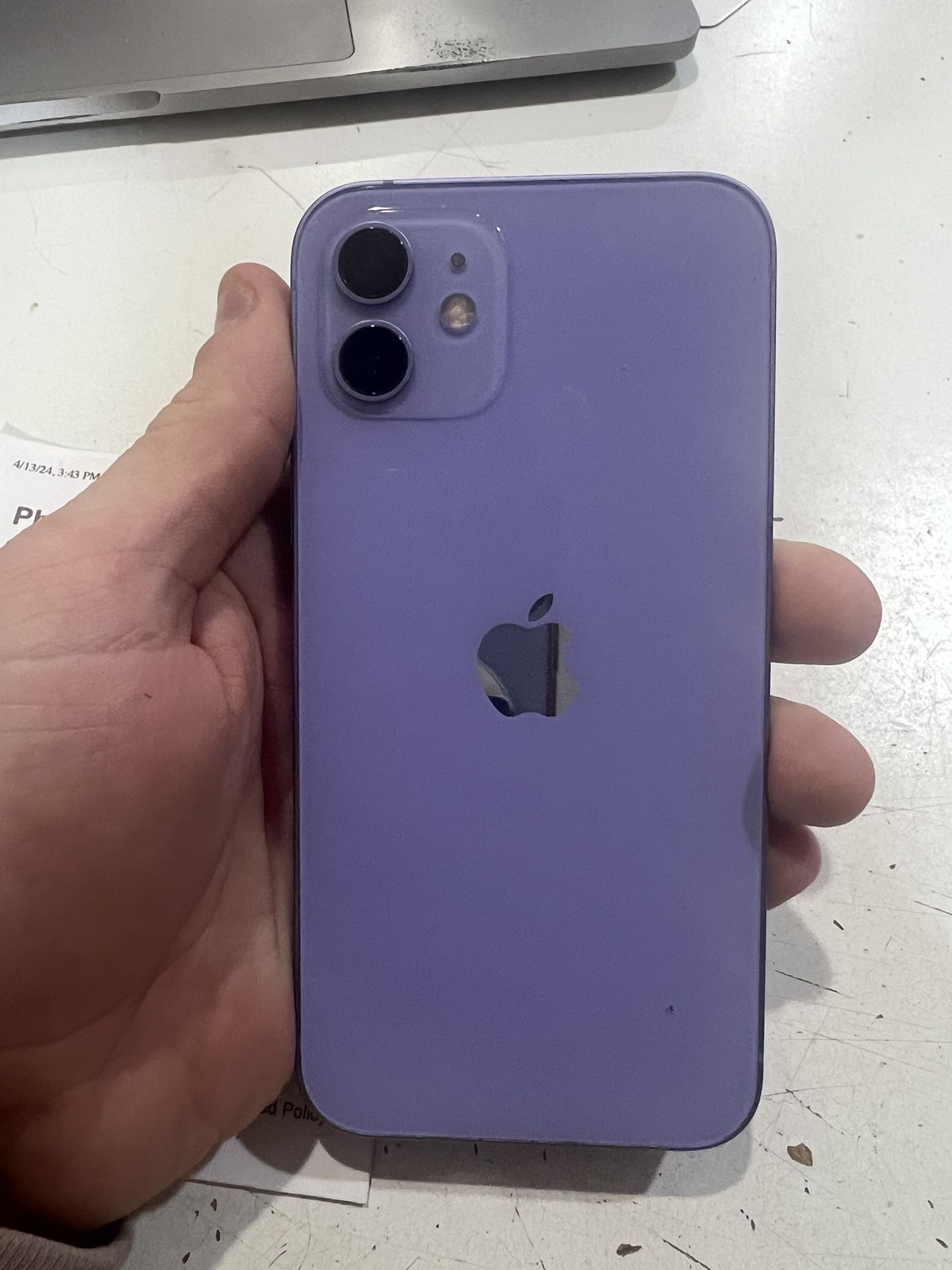 Apple iPhone 12 Purple 64GB TMobile Locked Used