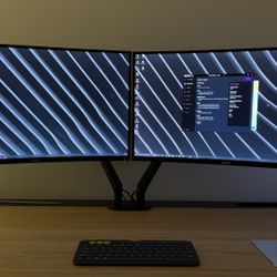 2 - 27” Curved Monitors