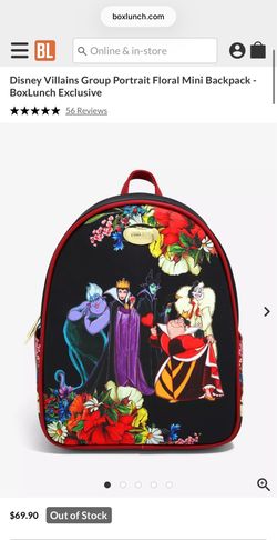 Disney Villains Mini Backpack + Matching Card Wallet
