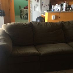 Large Green Sectional 