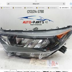 1 broken tab 2019-2020 TOYOTA RAV4 RAV-4 LEFT DRIVER LED HEADLIGHT OEM UF44591
