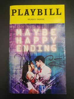 Maybe Happy Ending Signed Broadway Playbill 2025
