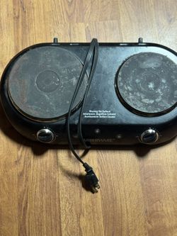 Faberware electric cooktop & tv tray