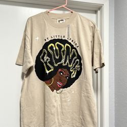 Brand New Little Africa Funk Fro Tshirt. Size Large 