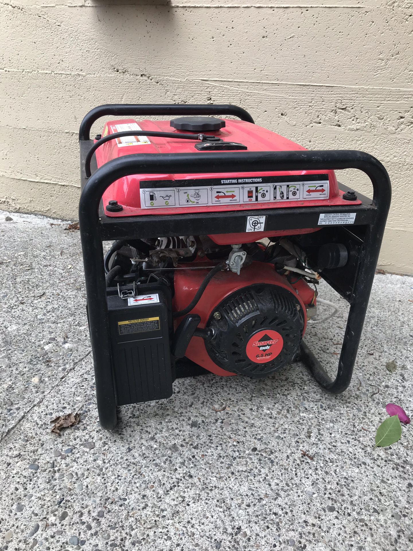 3500 watt generator “Smart Tool” $200