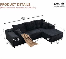 Boneless couch