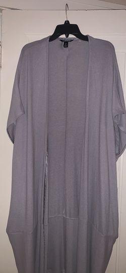 Grey Robe/But Also Worn As A Cardigan
