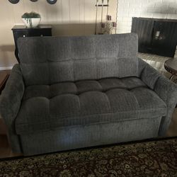 Small Like New Convertible Love Seat
