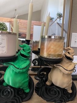 Green, Tan or Glow in the dark Oogie candle holders