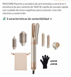 Plancha y secadora