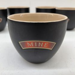 Baileys Irish Cream “Yours & Mine” Ceramic Espresso Cups – Set of 6