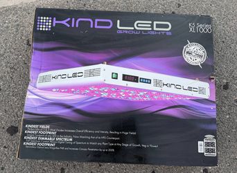 Kind LED K5 Series XL1000 Grow Light – Full Spectrum LED Grow Lamp w/ Remote – Tested & Working  