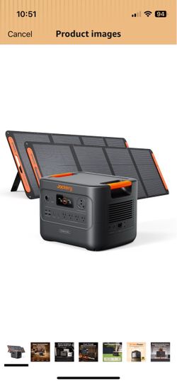 Brand New in Box Jackery HomePower 3000 and 2x200W Solar Panels, 3072Wh, 3600W AC Output 7200W Surge, LFP Battery, Solar Generator, Essential Backup f