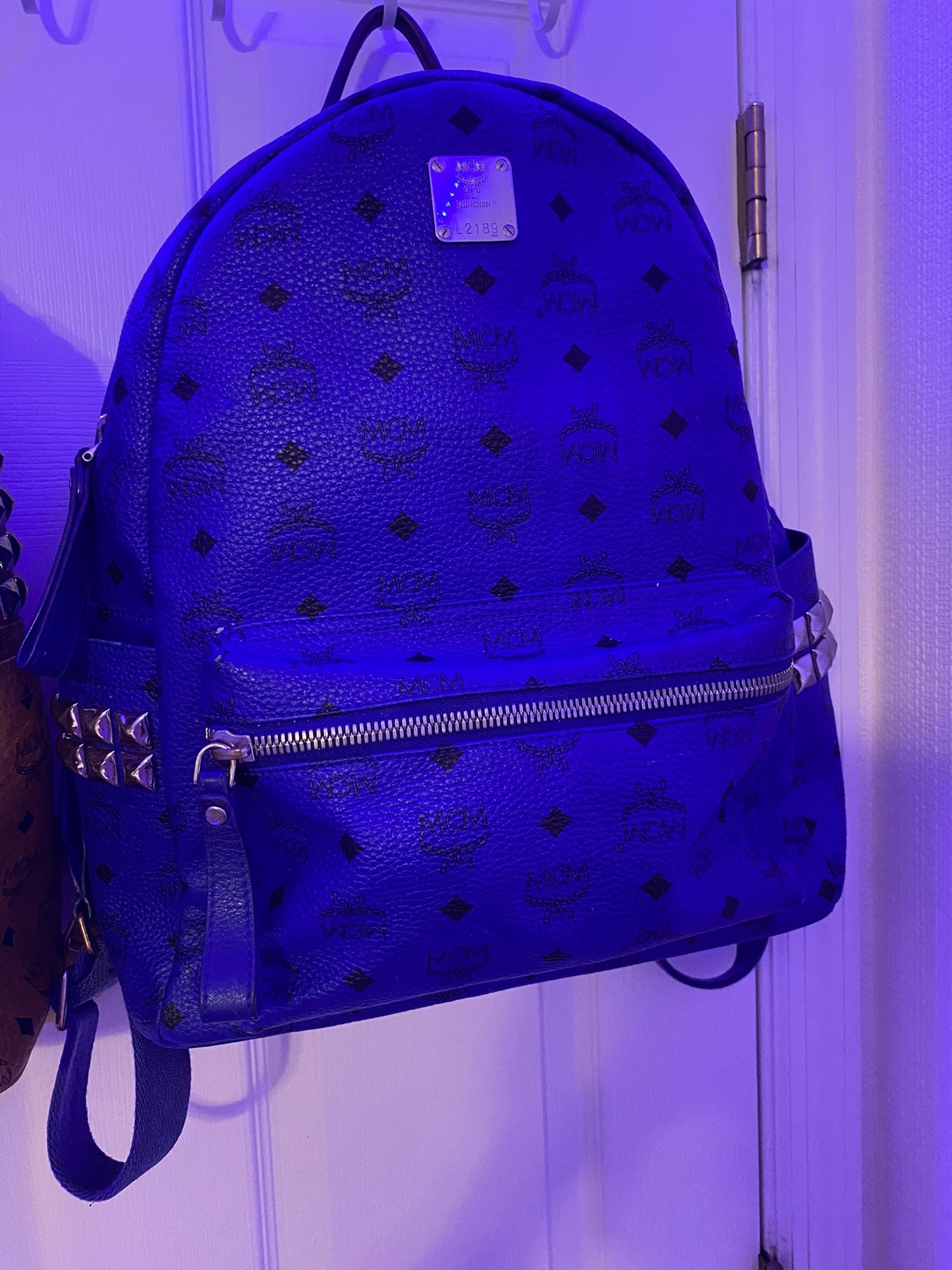 Mcm Backpack Blue 