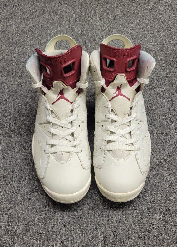 Nike Air Jordan 6 Retro 2015 Maroon Size 11 384664-116