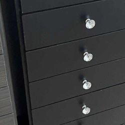 Paulina 8 Drawer Black