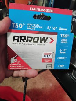 Staples for staple guns