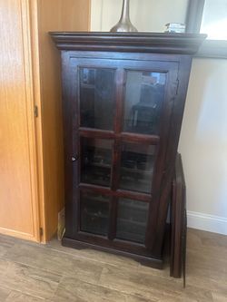 Wine Cabinet Solid Wood in Great Shape