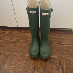 Women’s Green Hunter Rain Boots 
