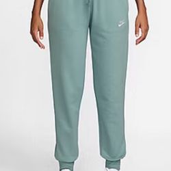 NIKE: Women’s Club Fleece Mid Rise Drawstring Waist Cuffed Ankle Sweatpants
