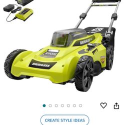 RYOBI Lawn Mower 20 in. 40-Volt 