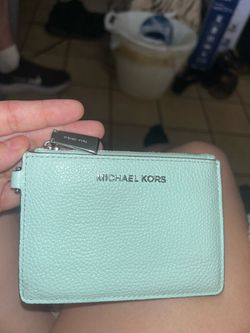 Michael Kors Mint Green Coin Purse and card holder