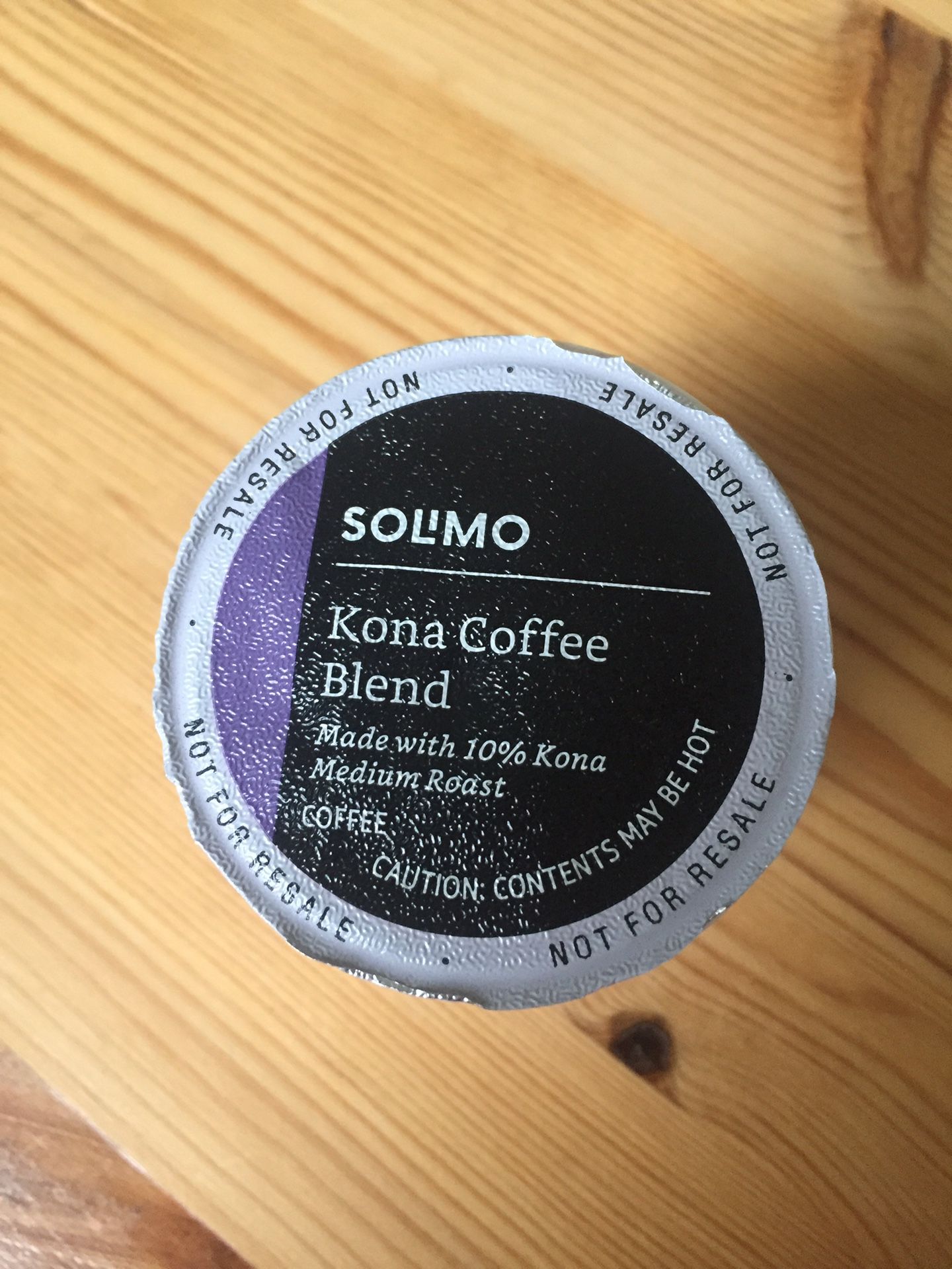 Solimo Medium Roast Coffee Pods, Kona Blend, Compatible with Keurig 2.0 K-Cup Brewers