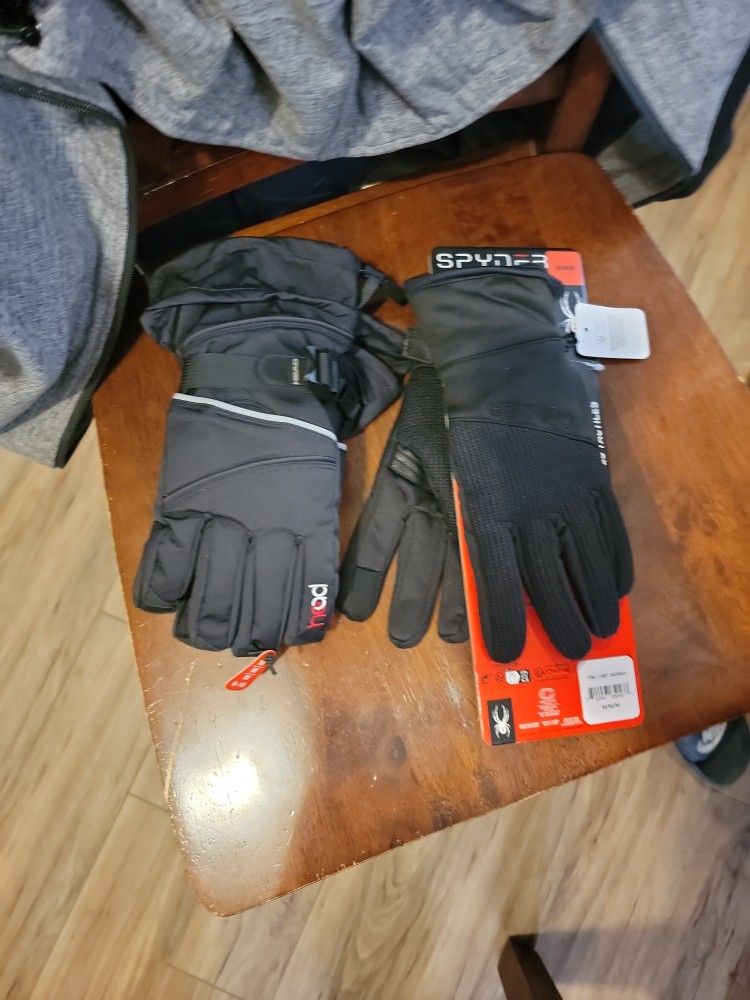 2 Brand New Pairs Of Gloves 