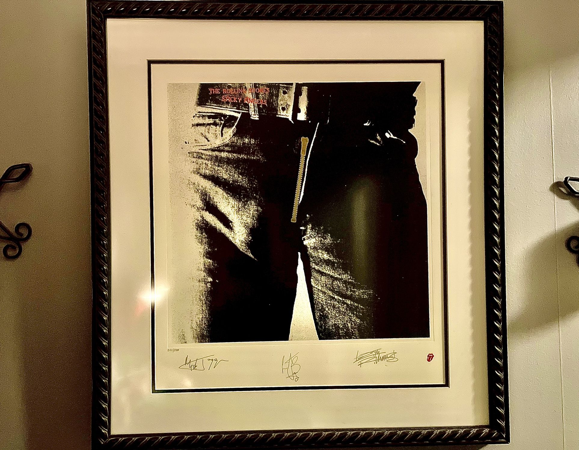 1994 Limited Release Signed/Numbered Rolling Stones Lithograph