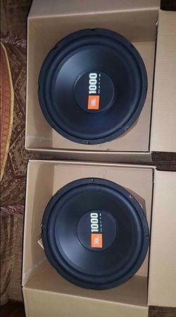JBL 12" 1000W SUBWOOFERS BRAND NEW BOCINAS NUEVAS