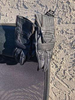 Harley Davidson genuine leather gloves