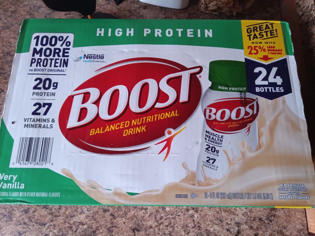 BRAND NEW UNOPENED BOOST HIGH PROTEIN DRINKS 
