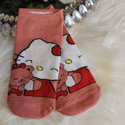 Women's Novelty socks green character one size 