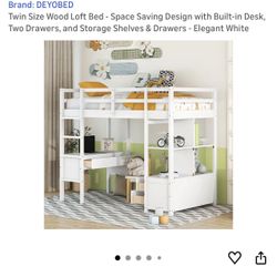 Twin Size Loft Bed