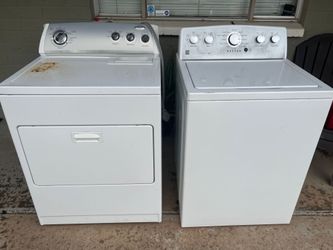 Whirlpool Dryer and Kenmore Washer Set