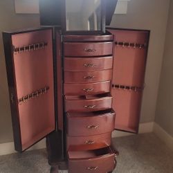 Standing Jewelry Armoire