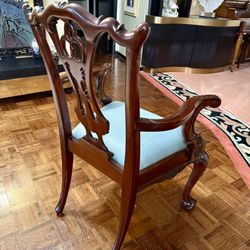 Chippendale Arm Chairs