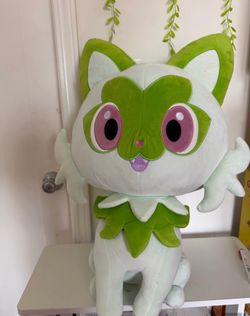 24’ sprigatito pokemon plush