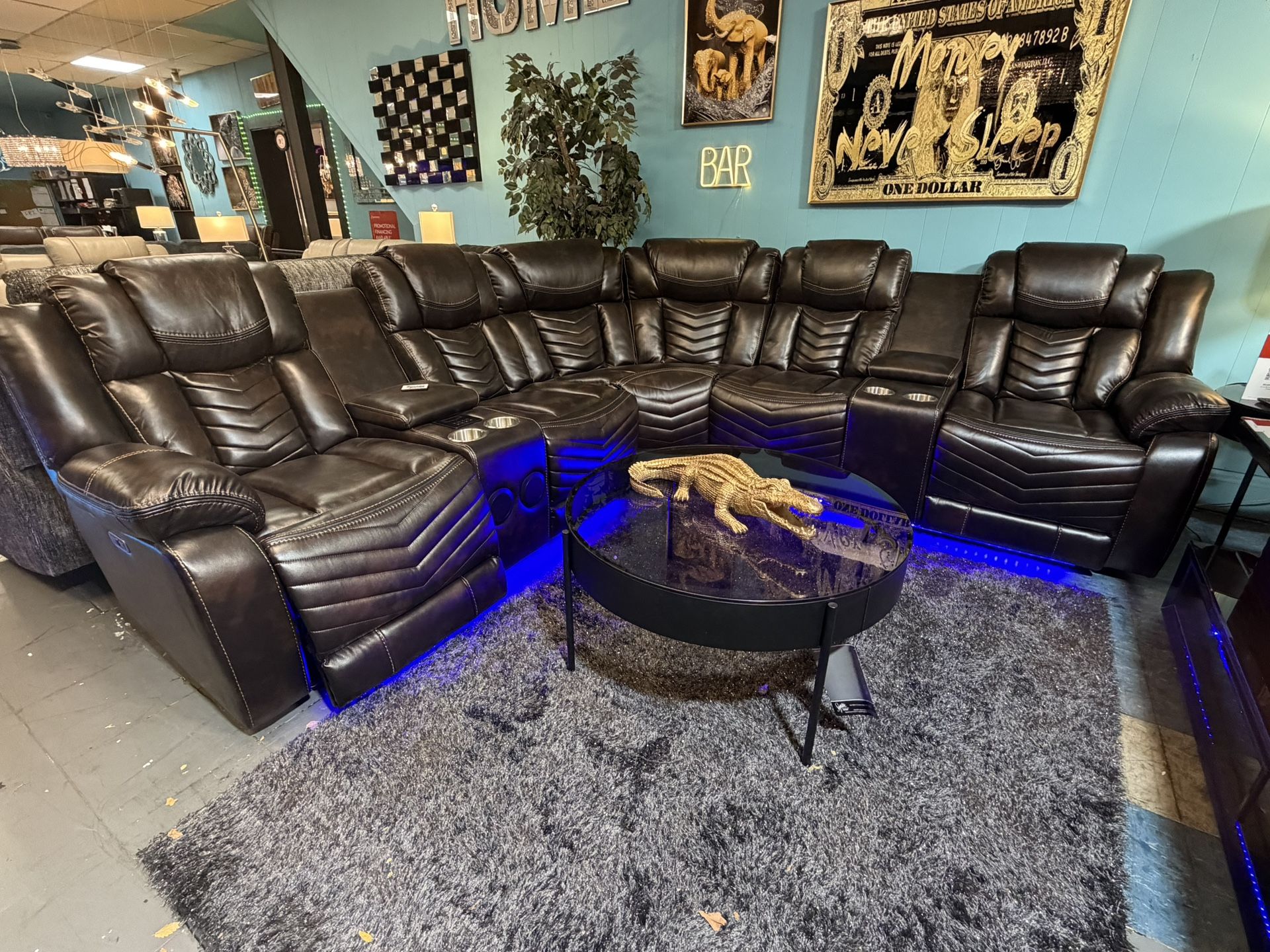 Power Reclining Sectional – Loaded with Premium Features!