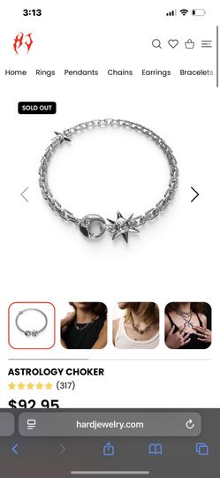 Hard Jewelry Astrology Choker