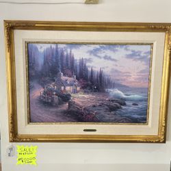 Cottage By The Sea II By Thomas Kinkade (Studio Proof) 40/95