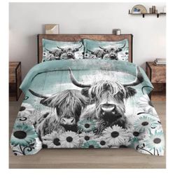 Comforter Set King Size with 2 Pillowcases